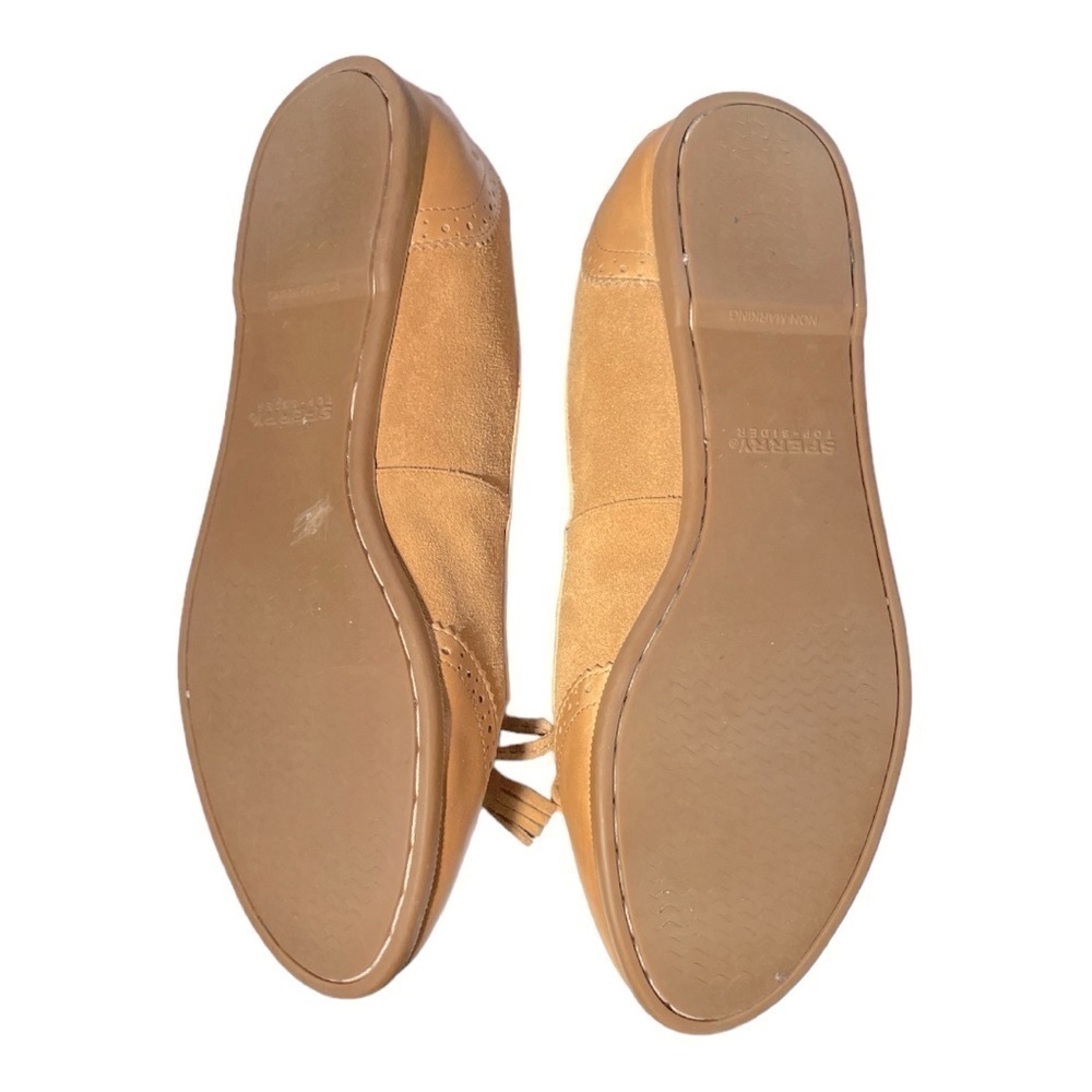 Sperry Top-Sider Tan Leather Tassel Loafers Flats Size 7M - Picture 10 of 15